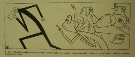 Karikatura Františka Bidla, magazin dp, září 1936
